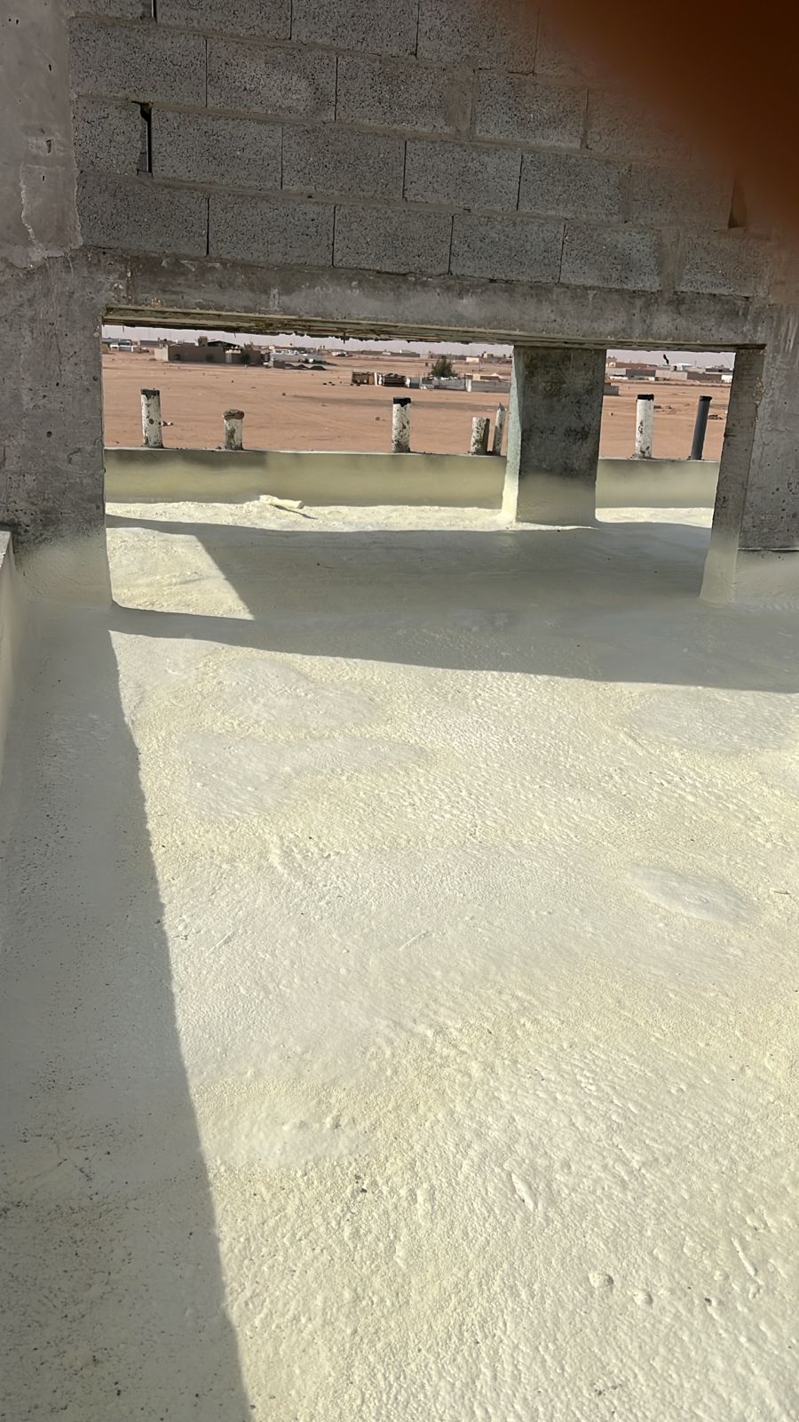 تنفيذ عزل مائي وحراري بحائل